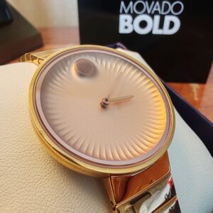 movado edge gold rose