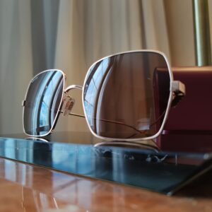gucci sunglasses gold gold brown/